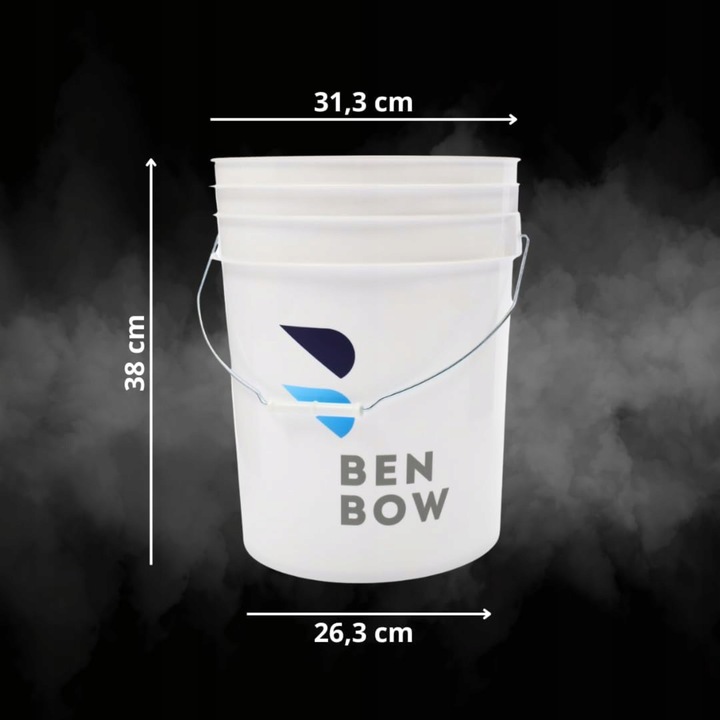 Wiadro BIAŁE do mycia z separatorem WASH RINSE