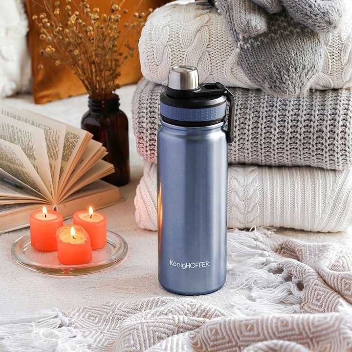 TERMOS Kubek Termiczny NIERDZEWNY POJEMNY Próżniowy Konighoffer Ontario 650