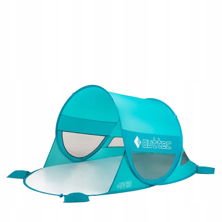 NAMIOT PLAŻOWY SAMOROZKŁADAJĄCY PARAWAN ZAMYKANY OKIENKO POP UP UV50 OUTTEC