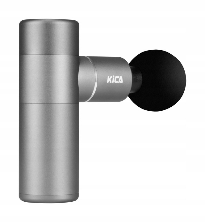 Aluminiowy pistolet do masażu Kica 4 głowice cellulit zakwasy
