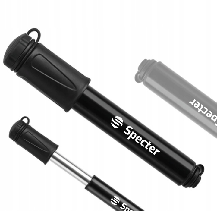 Pompka do piłki roweru ręczna mała uchwyt na ramę aluminium 7bar SPECTER