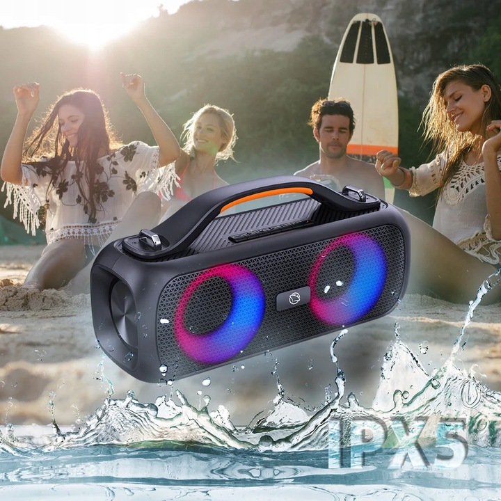 GŁOŚNIK BLUETOOTH MANTA SPK216 XBASS RADIO TWS asyst głos Zestaw SDHC 32GB