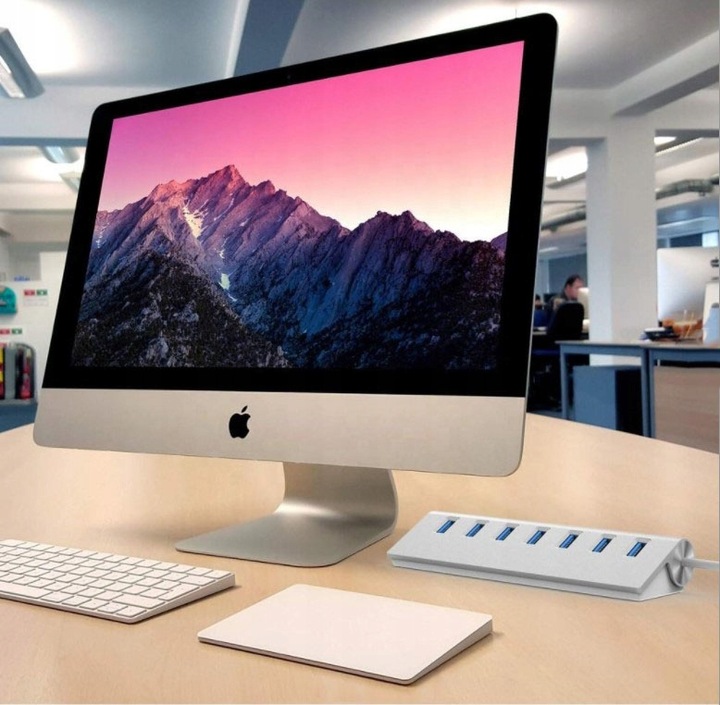 HUB USB 7x USB 3.0 ROZGAŁĘŹNIK ROZDZIELACZ 7w1 PORTÓW Adapter Replikator PD