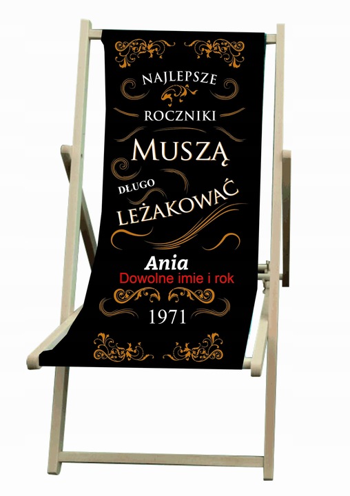 Leżak Leżaki z Nadrukiem Nadruk +Projekt REKLAMA