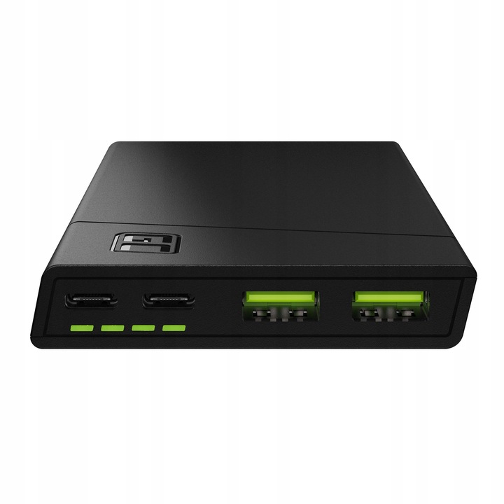 Green Cell Powerbank 10000mAh 18W PowerPlay10s 2x USB-C PD 2x USB-A QC 3.0