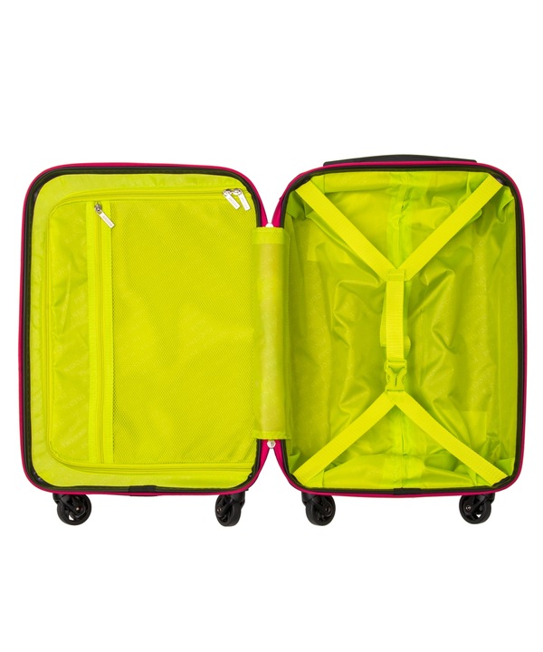 Walizka Kabinowa Podróżna Na Kółkach Mała Twarda PUCCINI Różowa ABS018C 3A