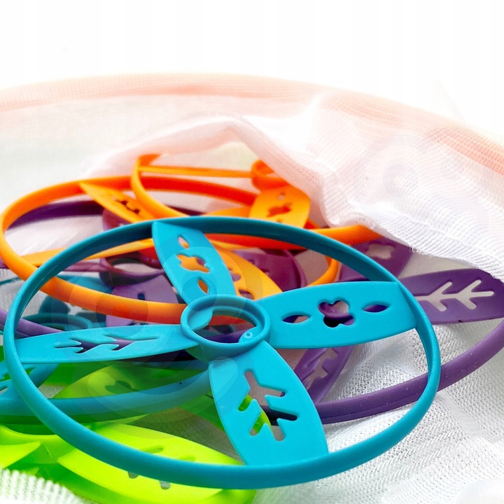 GRA ZRĘCZNOŚCIOWA ZŁAP FRISBEE WYRZUTNIA DYSKÓW WOOPIE