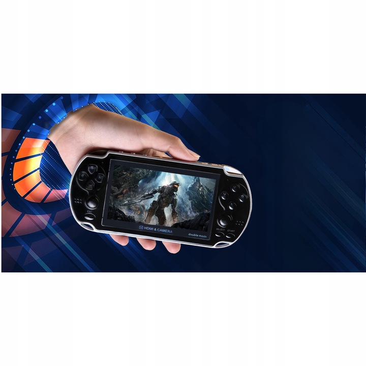 MINI konsola przenośna do gier RETRO x7 POLSKIE MENU Aparat 1000 GIER