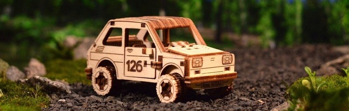 PUZZLE 3D MODEL DO SKLEJANIA TYPU MALUCH 126P