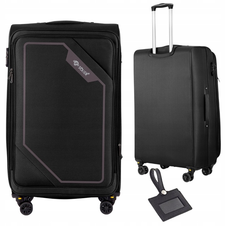 Walizka duża podróżna XXL i GRATIS materiałowa miękka pojemna 29" codura