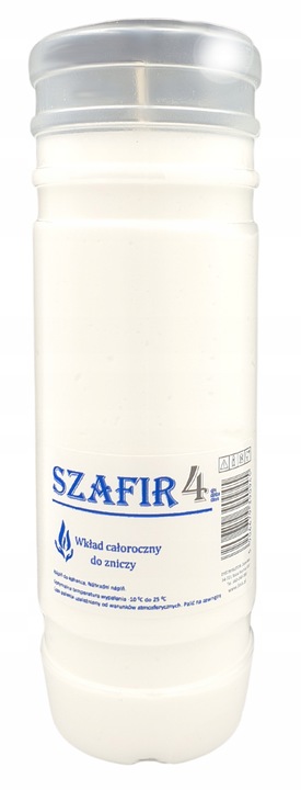 Wkłady do zniczy Parafinowe Szafir 4