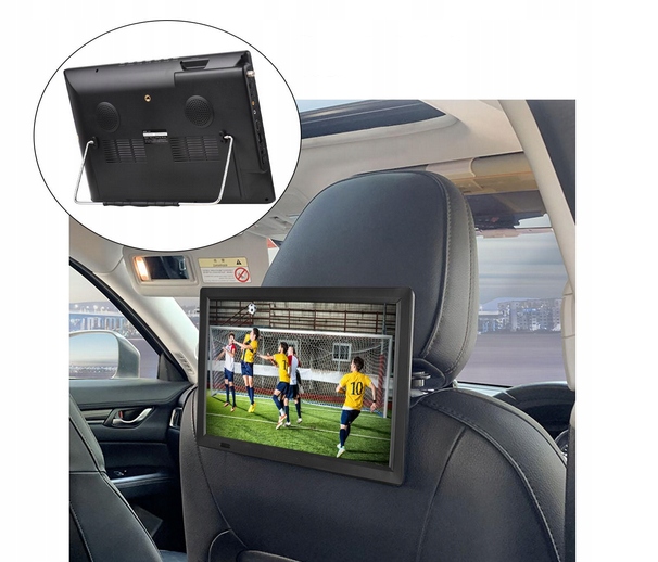 TELEWIZOR PRZENOŚNY 10" 12V/24V/230V DVB-T2 KAMPER