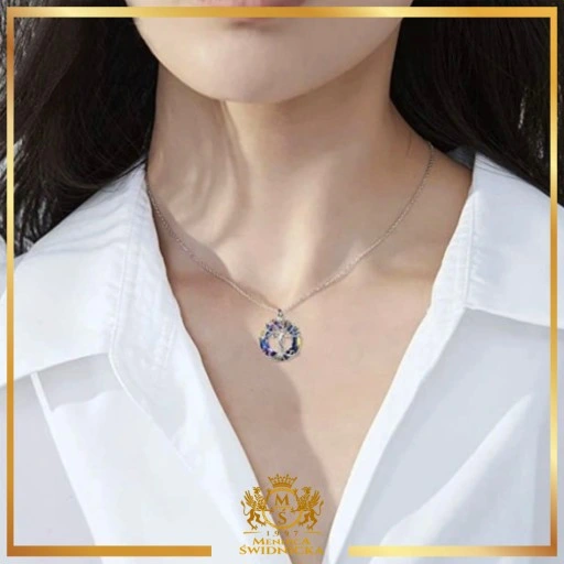 Mennica Świdnicka - Srebrny Naszyjnik Kolczyki Komplet Srebro Prezent