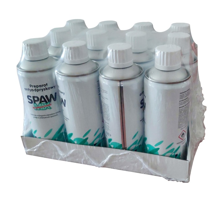 Preparat antyodpryskowy Spaw-Mix 400 ml 12 szt. ochrona spawania MIG