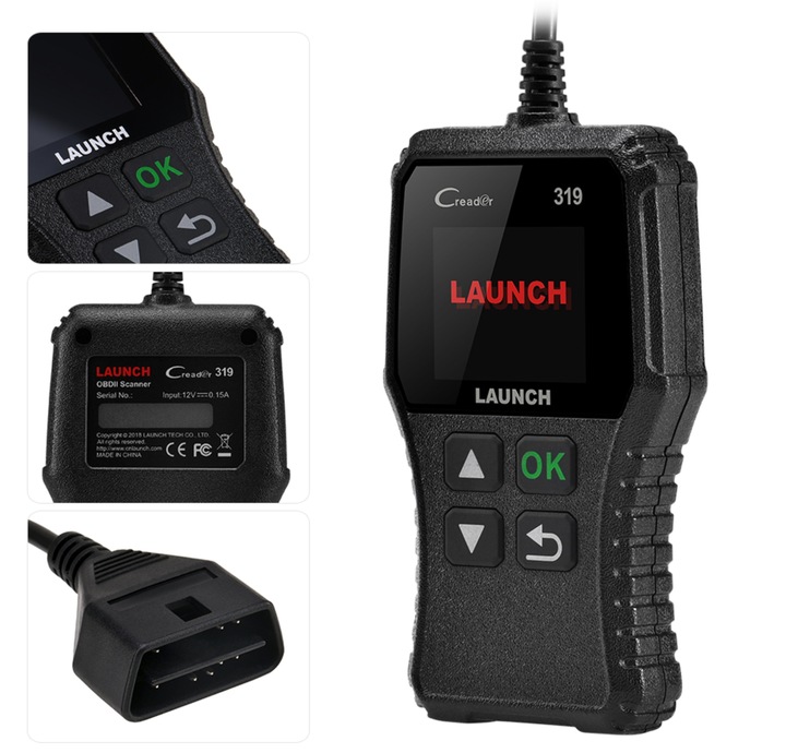 NAJLEPSZY PROFESJONALNY TESTER DIAGNOSTYCZNY LAUNCH CR319 OBDII JĘZYKPOLSKI