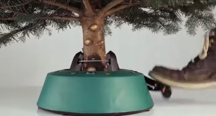 Stojak pod choinkę STABILNY PODSTAWA POD DRZEWKO ZIELONA DO 2,5 METRÓW