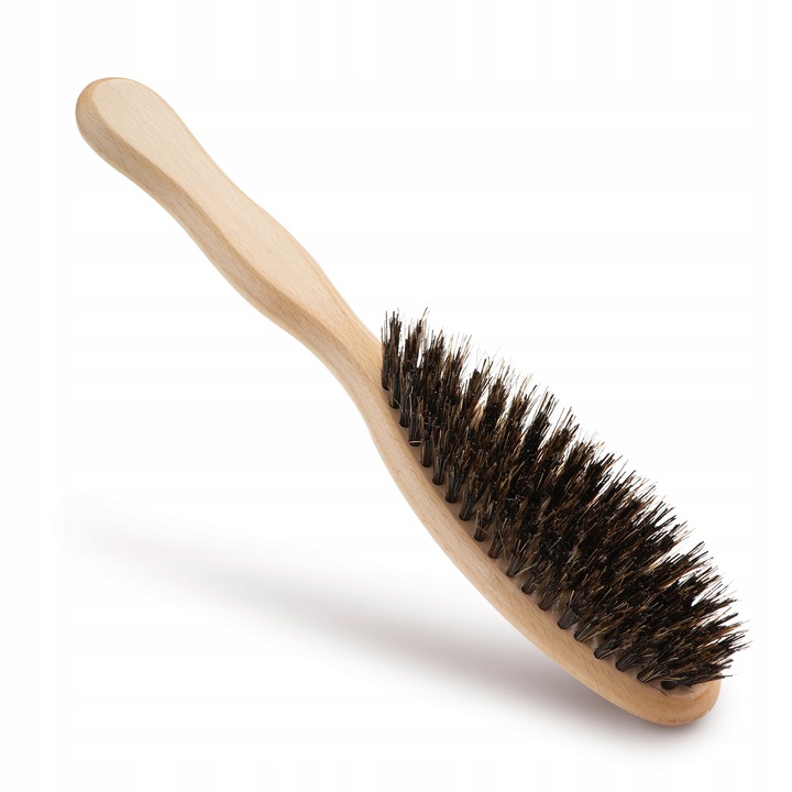 Szczotka Do Włosów Z Dzika Mix Włosia Z Naturalnego Drewna Bukowego HHUUMM