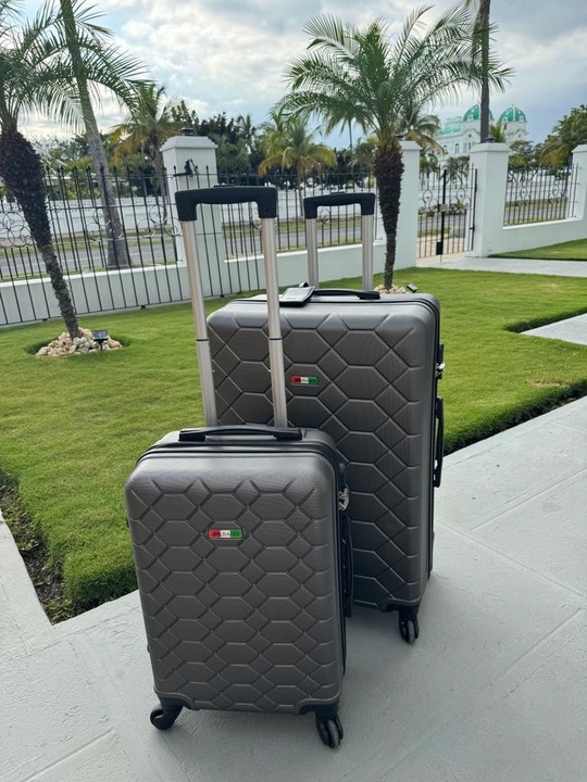 KOMPLET ZESTAW WALIZEK PODRÓŻNYCH BAGIA 3szt. AMSTERDAM