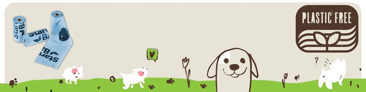 Woreczki na psie odchody kupy KOMPOSTOWALNE 165x