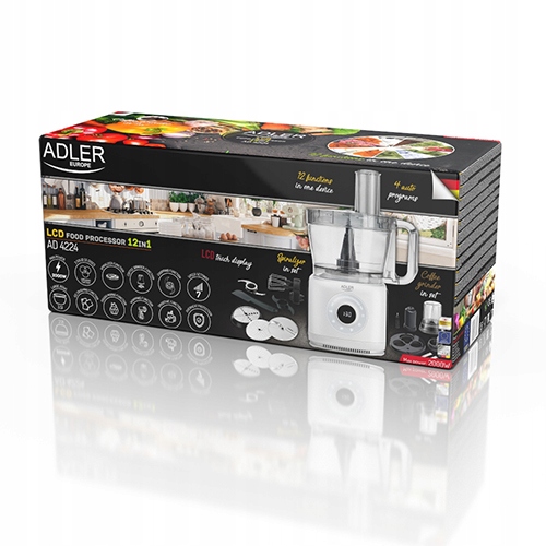 Robot planetarny mikser kuchenny 2000W misa 3,5L 12w1 7 prędkości LCD