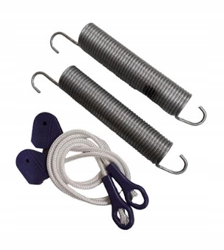 Kpl. sprężyn i linek zawiasu drzwi zmywarki Beko