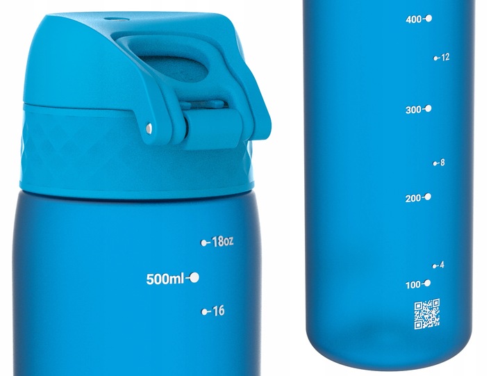 BIDON BUTELKA SPORTOWA NA WODĘ ION8 BLUE NIEBIESKI Z ATESTEM 500 ml / 0,5 l