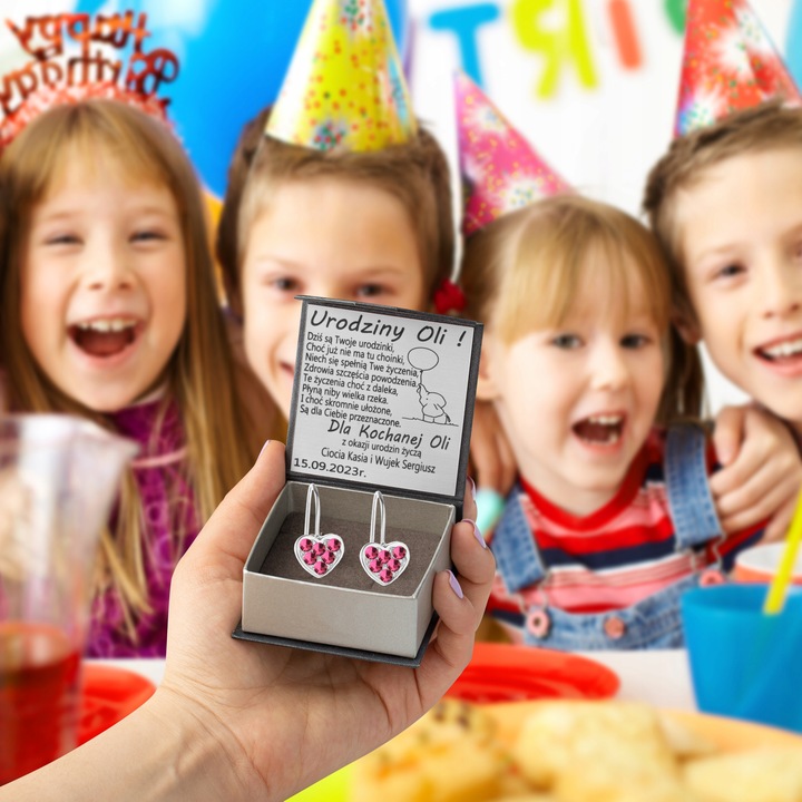 SREBRNE KOLCZYKI DLA DZIEWCZYNKI GRAWER SREBRO 925