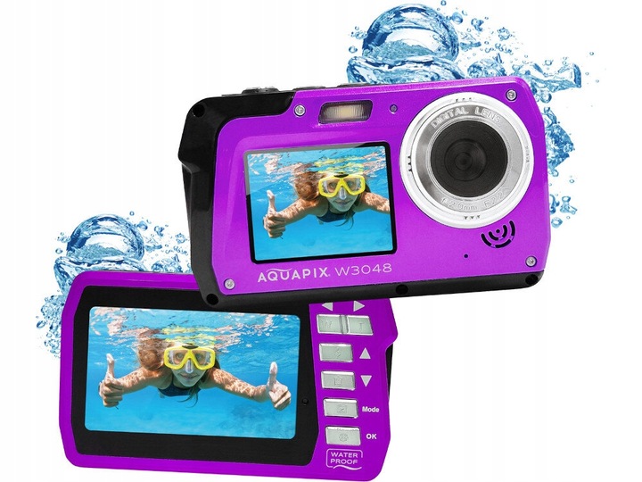 Aparat EASYPIX Aquapix W3048 Edge Fioletowy