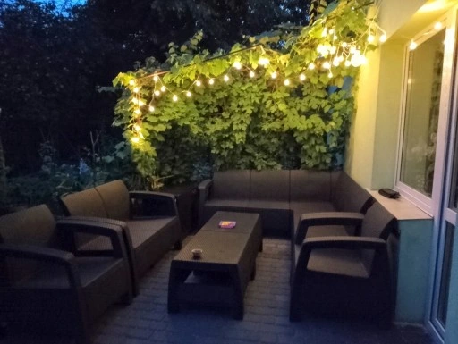 LAMPKI SIECIOWE 50 LED DO OGRODU BALKON TARAS 15m