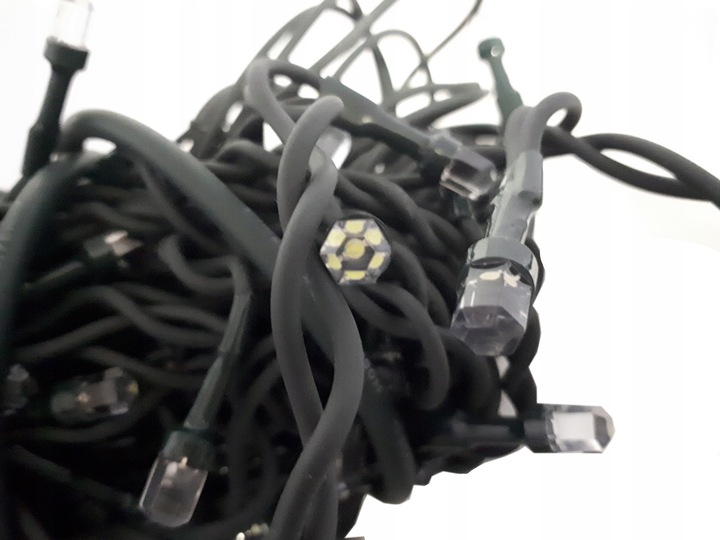 Kurtyna Świetlna LED 120 Sople Białe Ciepłe Flash Zewnętrzna IP44 8,7 m