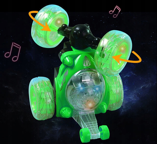 Samochód TWISTER Zdalnie Sterowany AKROBATA 360 Tańczący AUTO Kaskader