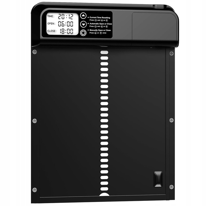 AUTOMATYCZNE DRZWI DO KURNIKA OTWIERANIE Z TIMEREM PROGRAMATOR CZUJNIK