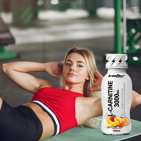 IRONFLEX L-CARNITINE 12 x 100 ml 3000 mg SHOT ODCHUDZANIE SPALACZ KARNITYNA