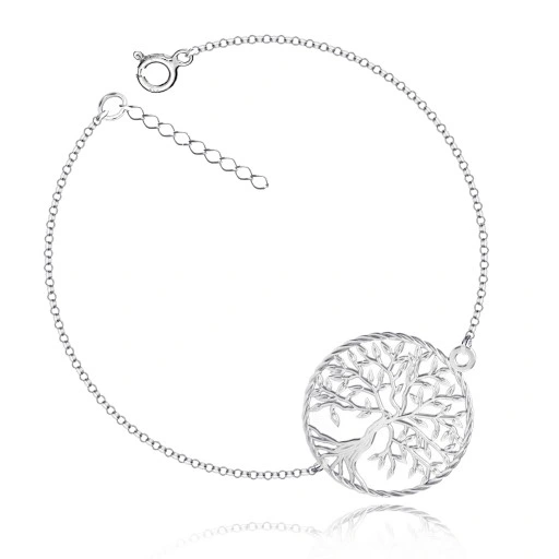 KOMPLET DRZEWO ŻYCIA DRZEWKO SZCZĘŚCIA srebro 925