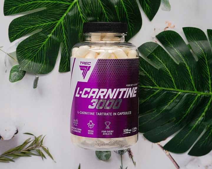 TREC NUTRITION L-CARNITINE 3000 - WIELOZADANIOWE KAPSUŁKI, REDUKCJA TKANKI