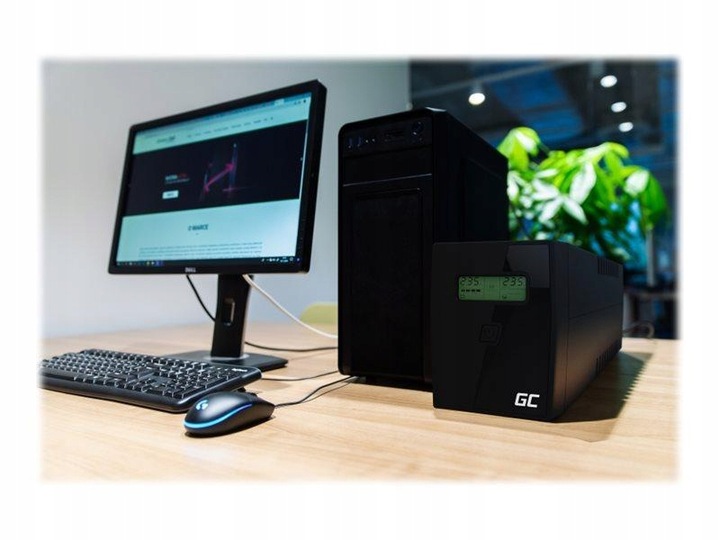 Zasilacz UPS GREEN CELL UPS01LCD 600VA