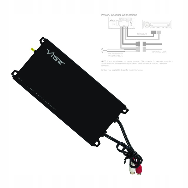 Wzmacniacz Plug & Play BMW Audi VW Skoda Inne 4x65W VIBE POWERBOX65.4