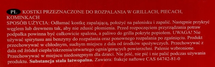 ZESTAW Podpałka biała FLAMiT do GRILLA KOMINKA rozpałka 320 kostek