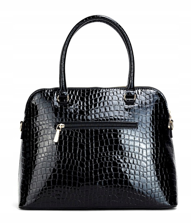 Lakierowana torebka damska Monnari Elegancka Krokodyl