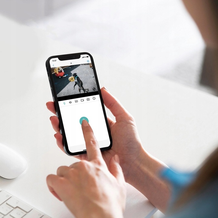 Zewnętrzna obrotowa kamera IP 2w1 8X ZOOM 2x 4MPx WIFI 2K