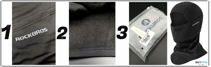 Kominiarka motocyklowa ciepła pod kask do biegania narty na rower ROCKBROS