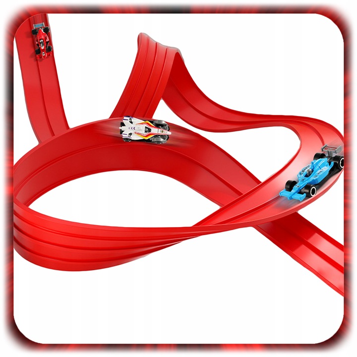 TOR WYŚCIGOWY DLA SAMOCHODZIKÓW do serii Turborace Tor Prędkości + 4 AUTKA