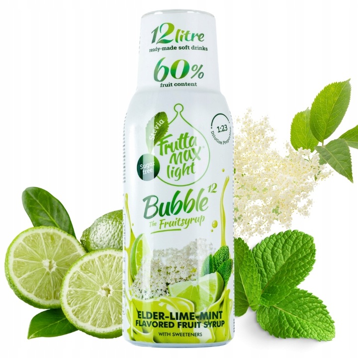 Fruttamax A zestaw 4 syropów do SodaStream w wersji Light 4x500ml