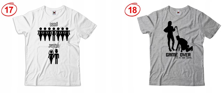 KOSZULKA NA WIECZÓR KAWALERSKI GAME OVER PREZENT