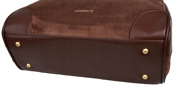 LAPHRODITE torebka damsk KLASYCZNA shopper na ramię ZAMSZ A4