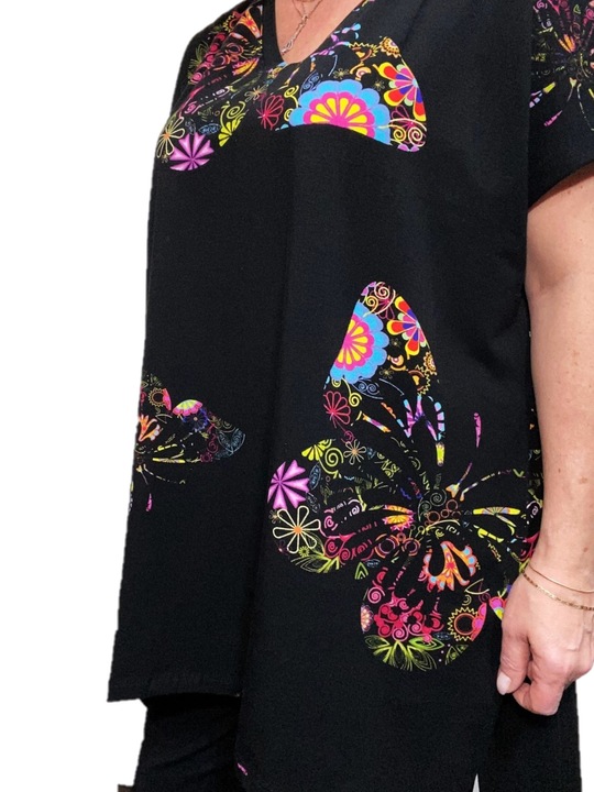 ŚLICZNA BLUZKA TUNIKA 52 54 5XL