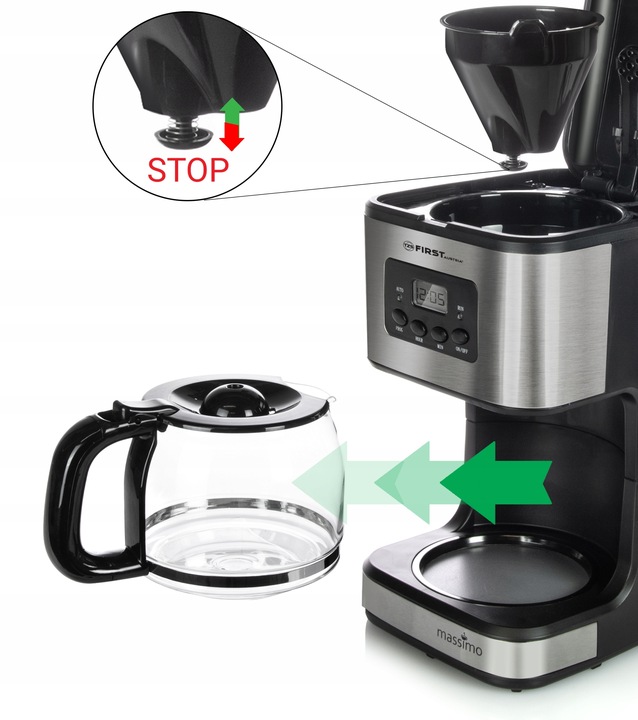 Ekspres do kawy przelewowy PROGRAMATOR FIRST 900W First Austria