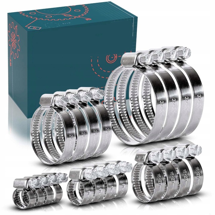 OPASKI ZACISKOWE OBEJMY CYBANTY ZESTAW 70 SZTUK