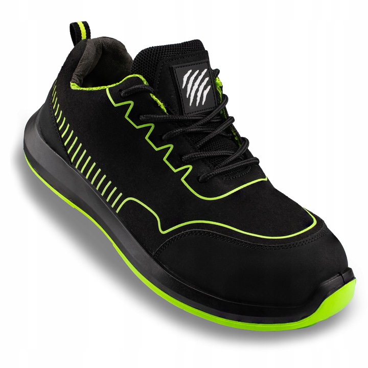 BUTY ROBOCZE MĘSKIE PÓŁBUTY SPORTOWE ODDYCHAJĄCE Z NOSKIEM S1 BHP LEKKIE