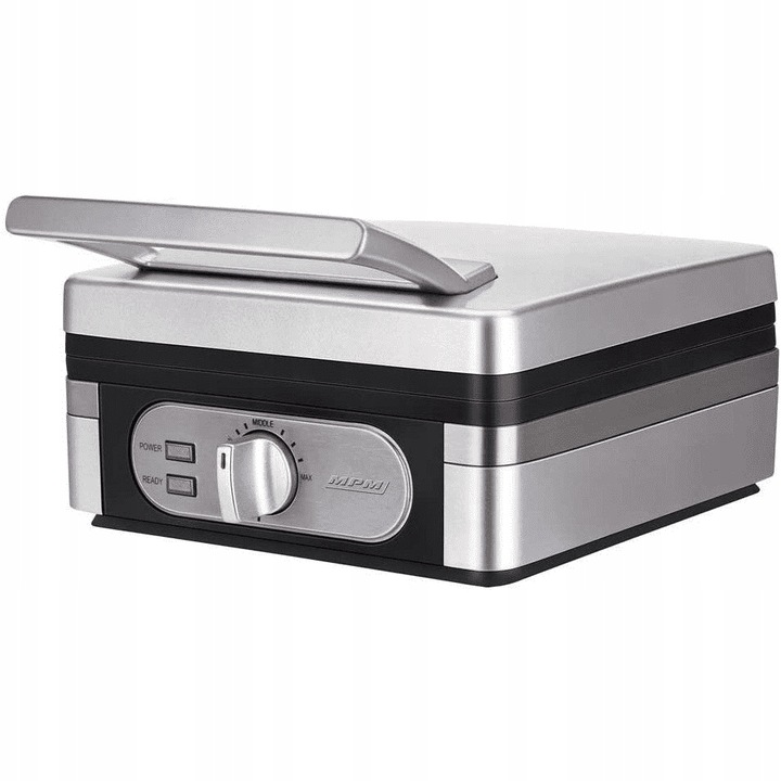 Gofrownica MPM MGO-13 DUŻA MOC 1400W Srebrna